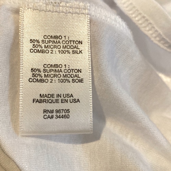 NWT Rebecca Taylor Jenna Tank in Sea Salt🤍⭐️🤍 - Picture 9 of 10